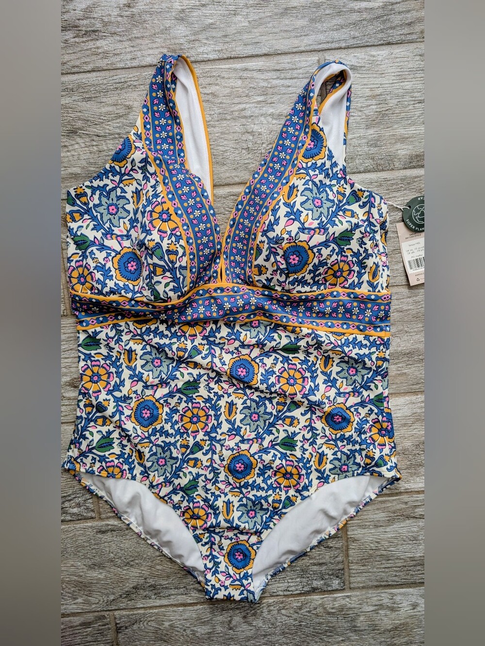 Boden NWT Size 20-22 Floral One-Piece Swimsuit